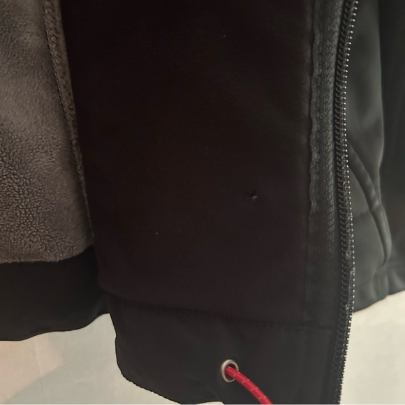 The North Face Black Performance Windstopper Jacket with Gray Collar - Picture 7 of 10